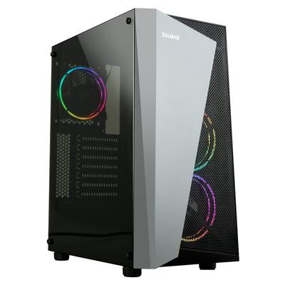 ZALMAN S4 Plus Mid-Tower PC skříň se 3 RGB ventilátory (CS7798)