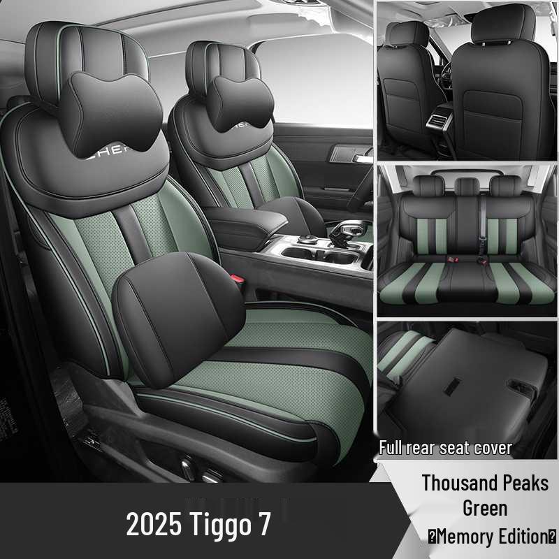 2025-2026 Chery Tiggo 7 7-Seater Full Coverage Car Seat Cover Mat - Four Seasons Usage