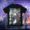Japan Anime Peripherals Frieren Beyond Journey's End Manga Graphic Print T-Shirt Men Women Harajuku Fashion Cotton Casual Oversized Top Summer New Tee