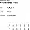 Thisisneverthat Metal Relaxed Jeans Tn253dpaop04