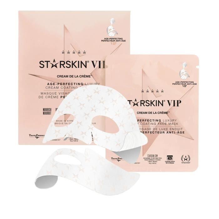 STARSKIN VIP Luxury Face Mask Coated with Cream Perfector Anti-aging CREAM DE LA CRÈME 1 Pc
