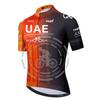 Uae Cycling Jersey Men Triathlon Bike Set Short Sleeve Quick Dry MTB Maillot Ropa Ciclismo Hombre Summer Bicycle Clothing