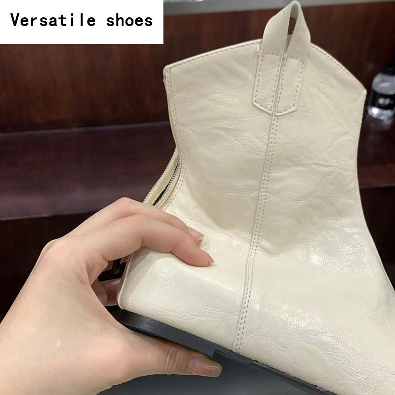 Внутренние женские сапоги до колена — фото 7