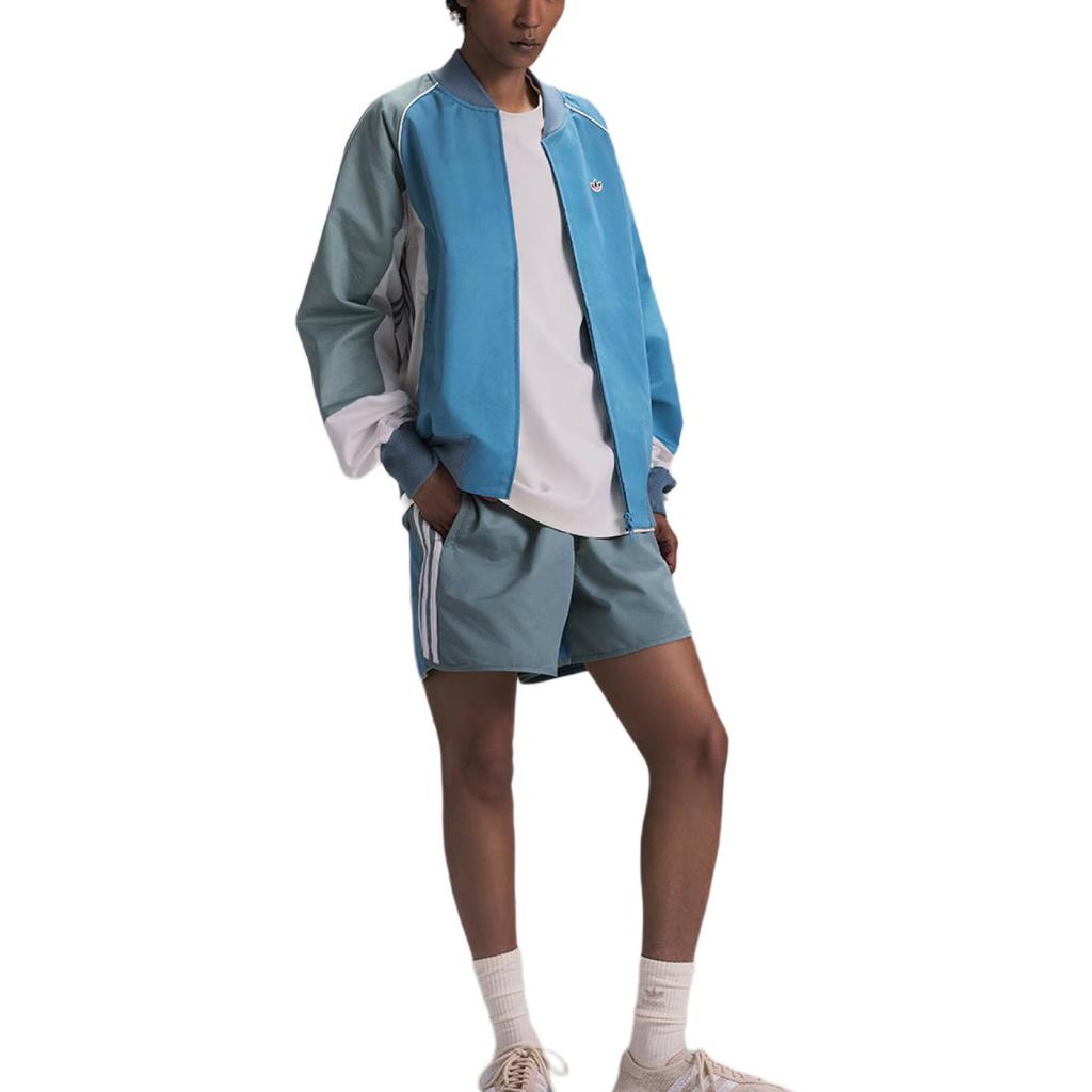 adidas X CLOT Edison Chen Collegiate Jacket Blue Unisex Streetwear IY6520