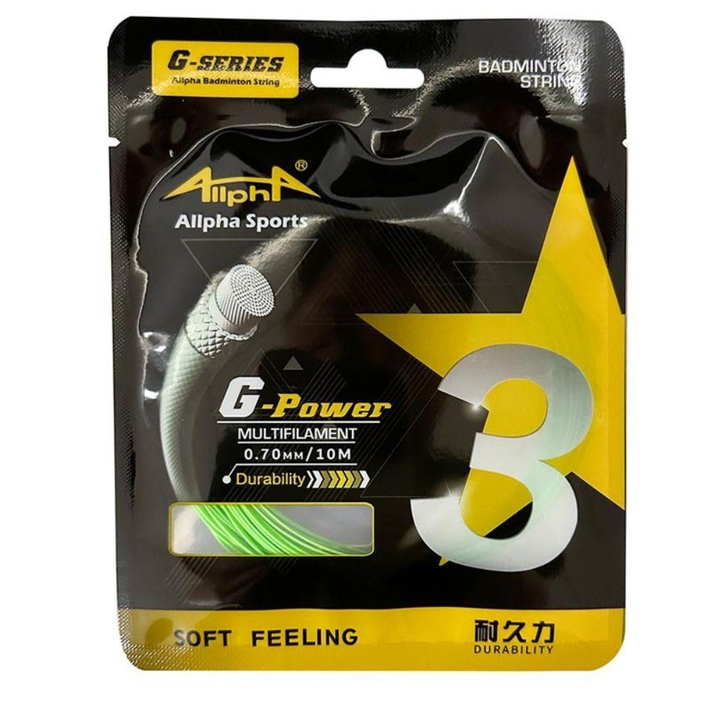 

0.7mm G3 Badminton String High Elastic Badminton String Line Badminton Racket Line Training фарби люмінесцентні зелений колір