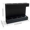 Straw Organizer for Cabinet Straw Kitchen Dispenser with Draining Chopstick Organization storage Rack for Home Hotel