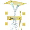 Wall-Mounted Thermostatic LED Shower Set with Digital Display and All-Copper Fixtures