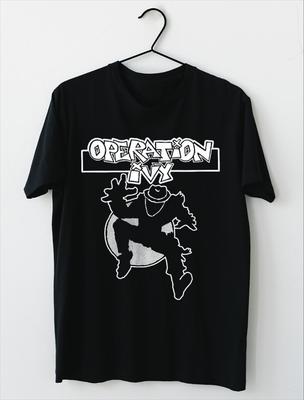 Operation Ivy Band Kurzarm Baumwolle Schwarz Alle Größen T-Shirt