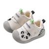 2025 Winter Baby Velvet Non-slip Soft Sole Walker Shoes for Girls & Boys - Infant Leather Surface Cotton Shoes