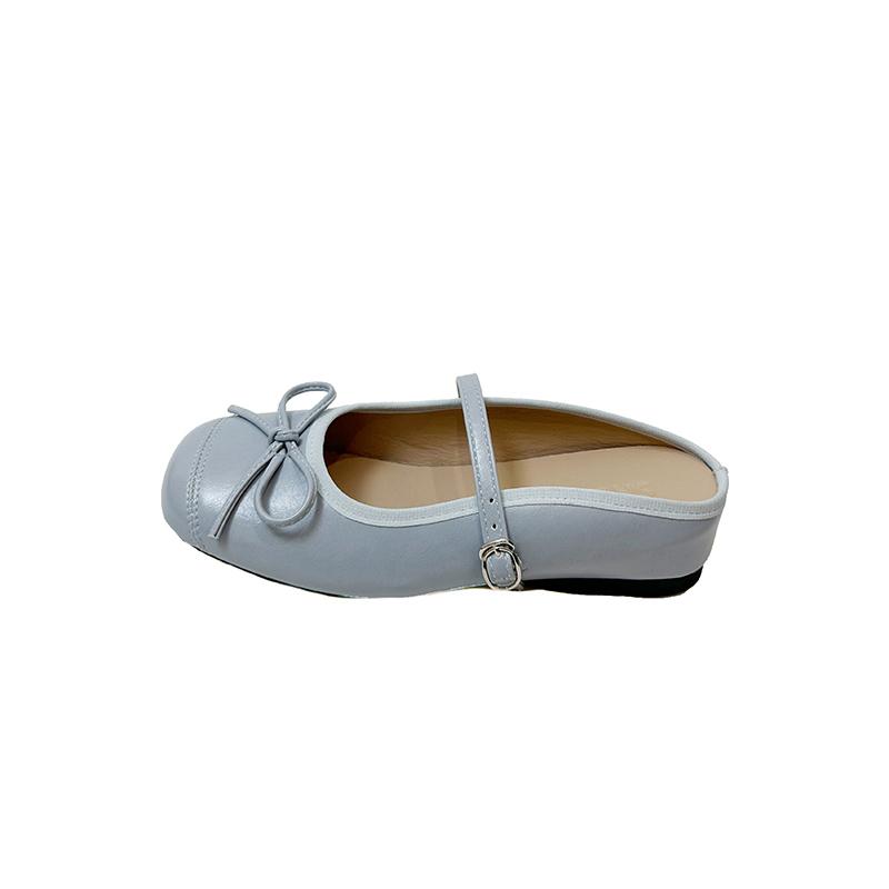 Fashion Summer Women Cover Toe Mules Slippers Fashion Butterfly-knot Slide Ladies Elegant Dress Slip On Shoes