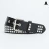 2023  Square Bead Rivet Belt Metal Pyramid Belt Men And Women Punk Hardware Jeans Belt Designer Belt Woman Belts