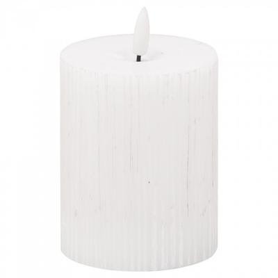 Luxe Collection Ribbed Natural Glow Electric Candle