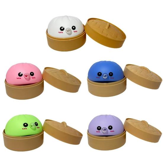 Cartoon Expression Bubble Dumpling Toy Stress Relief Steamed Bun Squeeze Fidget Toy Hand Relaxation Decompression Tool