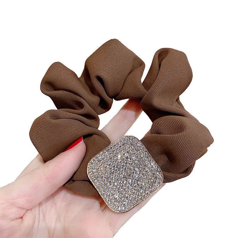 Buy Korea Rhinestone Hair Rope Ins Tie Hair Rubber Band Women Temperament Elastic Hair Band