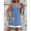 Women's Dress Petite Dress Sundress Tank Dress Summer Dress Stylish Vacation Daily Holiday Loose Fit Floral Sleeveless Crew Neck