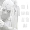 Film Halloween Mond Superheld Mr. Knight Cosplay Kostüm Für Männer Weißes Krawattenweste Anzug Kopfbedeckung Masken Sets Karneval Maskenball Anzug