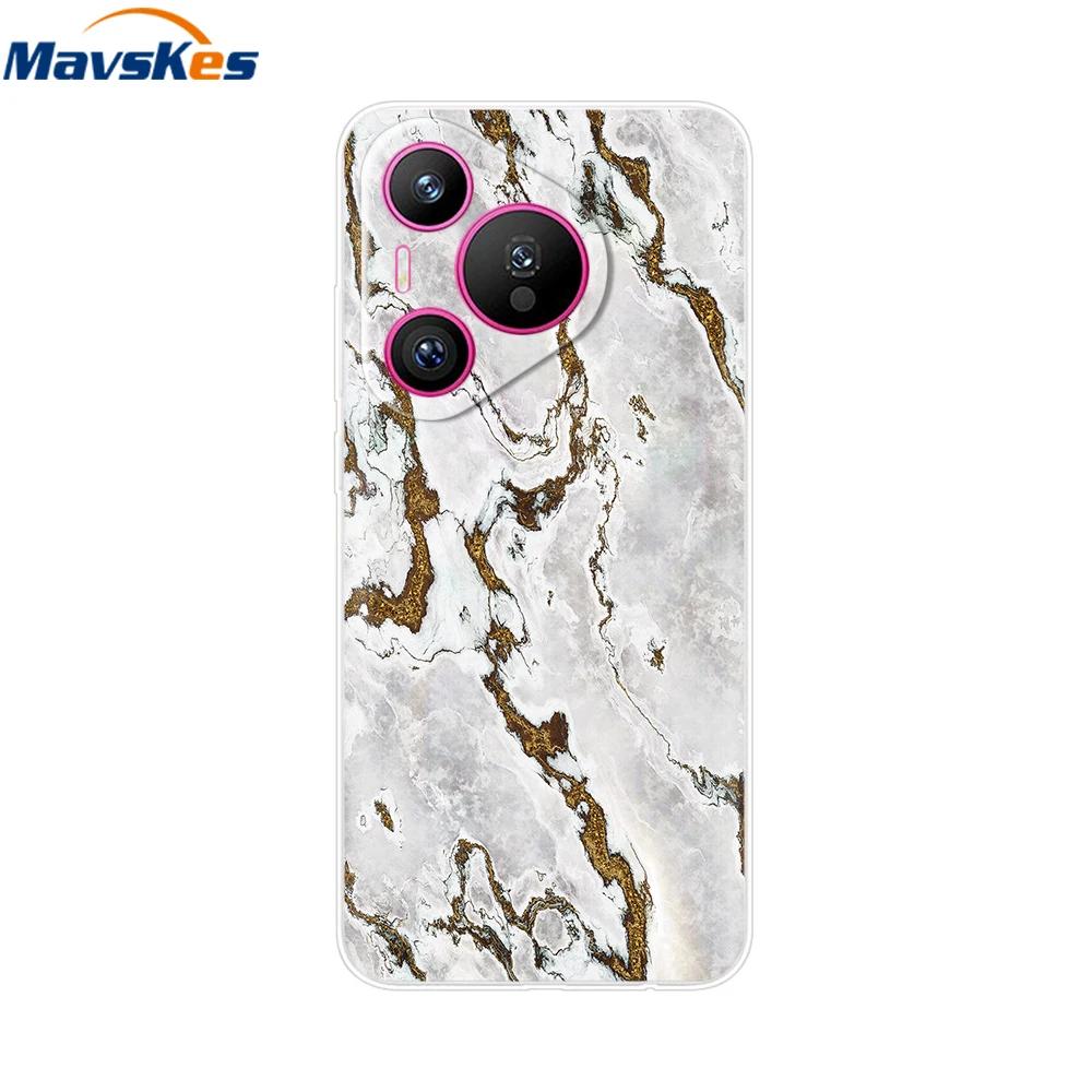 For Huawei Pura 70 Pro Case Pura 70 Clear Back Cover Pretty Girl Bumper Soft TPU Funda For Huawei Pura 70 Pro+ Pura70 Ultra Capa
