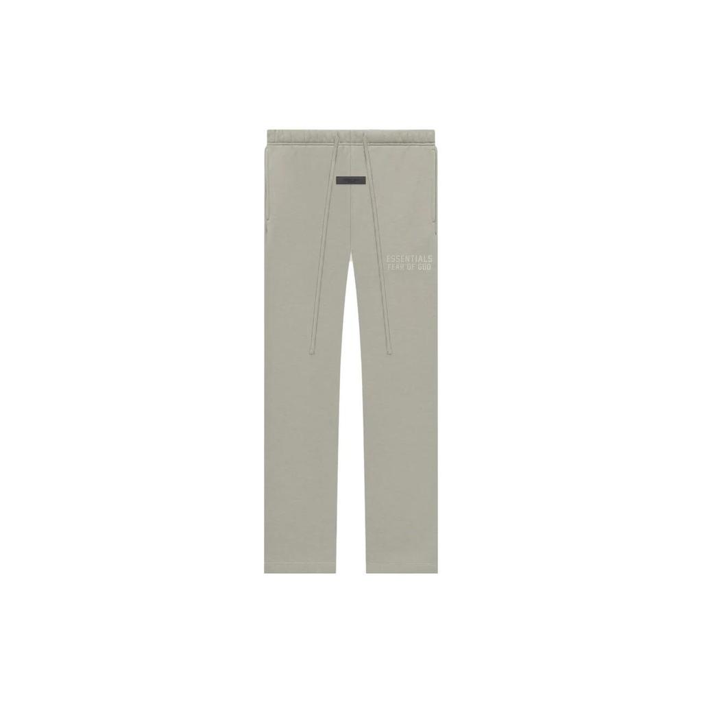 Fear of God Essentials SS23 Relaxed Sweatpants Seal Logo Print Thick Warm Knitted Sports Pants Men Bottoms FOG-SS23-008