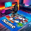 Custom Name Personalized PAW Patrol Print Carpet, Versatile Home Decor Rug, for Playroom, Apartment, Balcony, Entryway, Hallway Gift