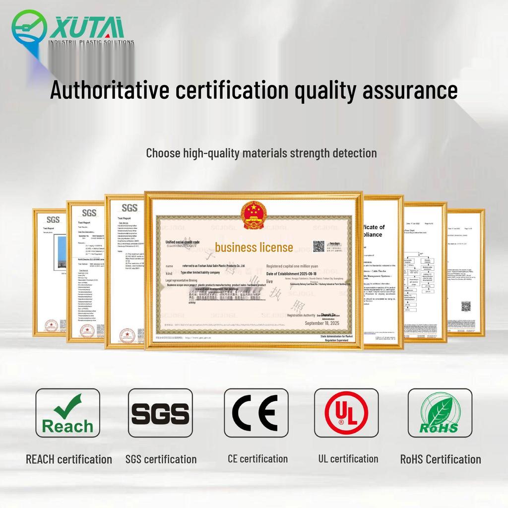 Heavy-Duty Self-Locking Nylon Cable Tie Tensioner - Black & White