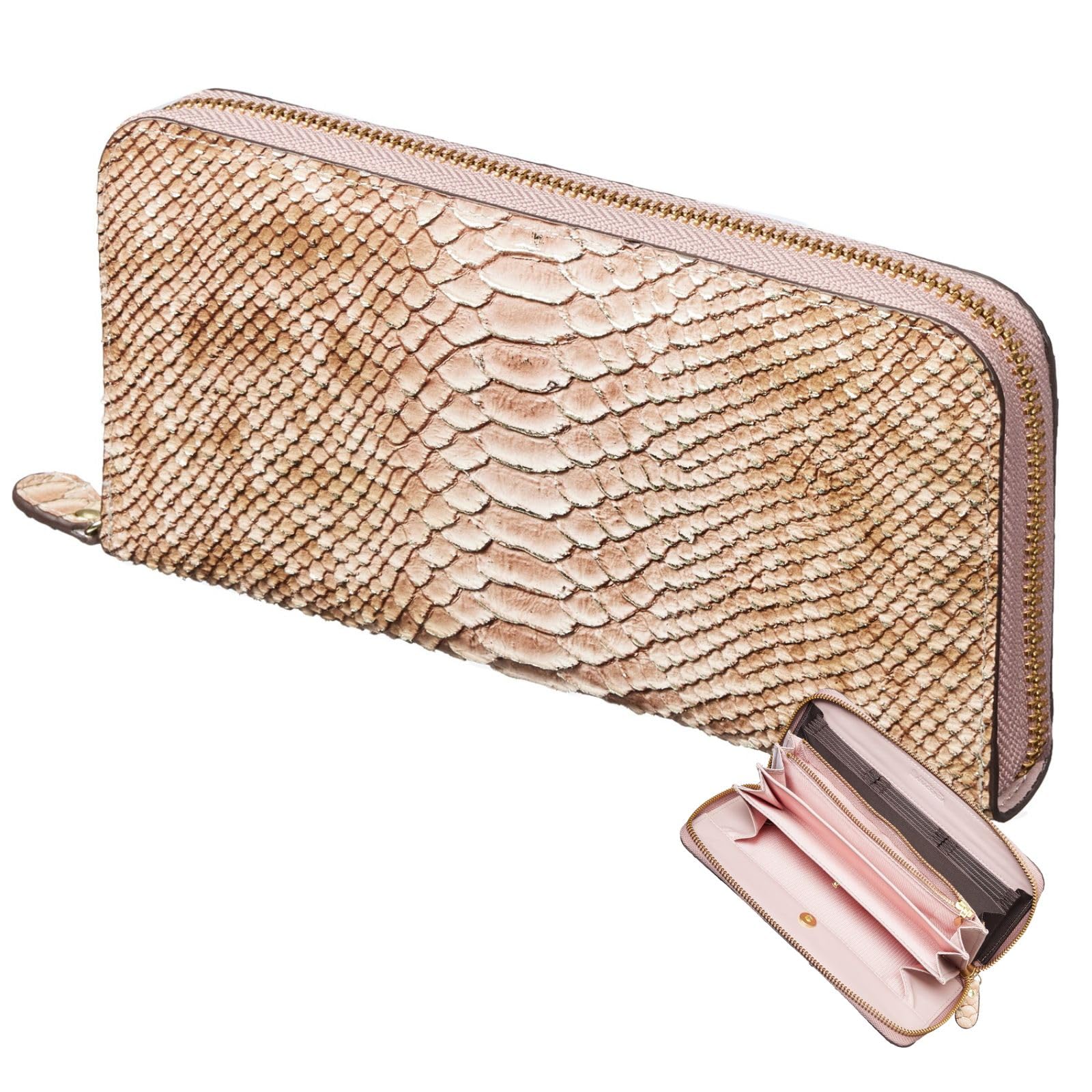 

[ГОЛОС] Женский длинный кошелек Anaconda Diamantina, изготовлен в Италии компанией Atema, из коровьей кожи с элегантным тиснением под питона. Идеальный