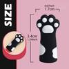 Cat Paw Knitting Pin Stoppers Gifts Reusable Silicone Knit Pin Tips Covers for Crafting Sweater Quilting Crocheting Hand Sewing