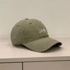 Breathable Baseball Cap Plaid Embroidery Sun Hat Fashion Peaked Cap