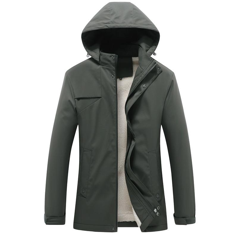 Новая бархатная куртка мужская спортивная и для отдыха на открытом воздухе ветровка — фото 4