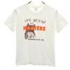 Anbil 00s Old HOOTERS Owl Print Short Sleeve T-shirt S Off White Animal Women Used