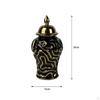 Ceramic Flower Vase Porcelain Ginger Jar with Lid Storage Tank for Floral Arrangement,