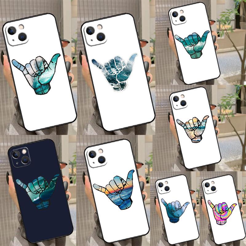 Shaka Surf Hang loose Case For Honor Magic V5 5 6 7 Pro Honor 50 70 90 200 400 Lite X7a X9b X9c X9a X8a X8b Cover