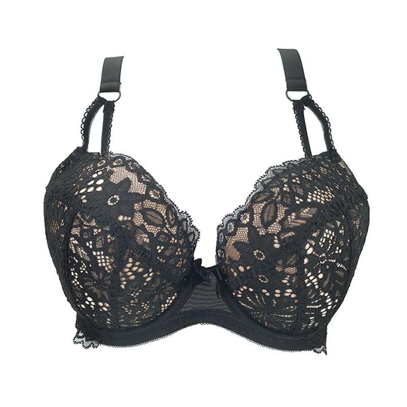 

Проводное нижнее белье в европейском и американском стиле Ginger yellow(Black background) 85E(UK38DD)