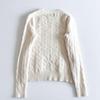Usato  [Cashmere] POLO RALPH LAUREN Maglia a trecce Bianca S Lana Cashmere