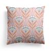 Floral Print Pillowcase, Home Peach Skin Velvet Material Sofa, Car Office Bedside Pillow and Cushion Cover