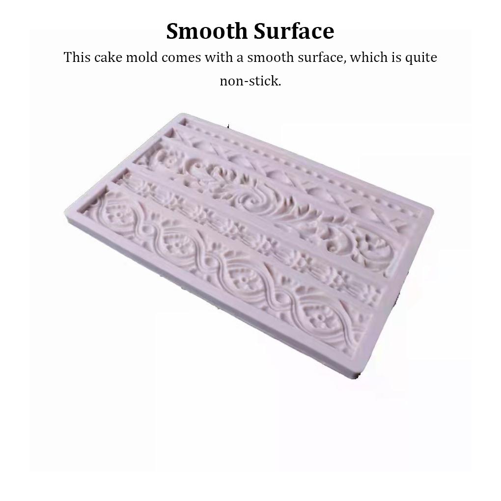 Candy Maker Cake Mold Baking Supplies Border Household Accessories Silicone Fine Workmanship Cookie Slicer Chocolate Non-stick