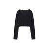 Lap  Set  Sheer V Neck Cardigan As2kg460