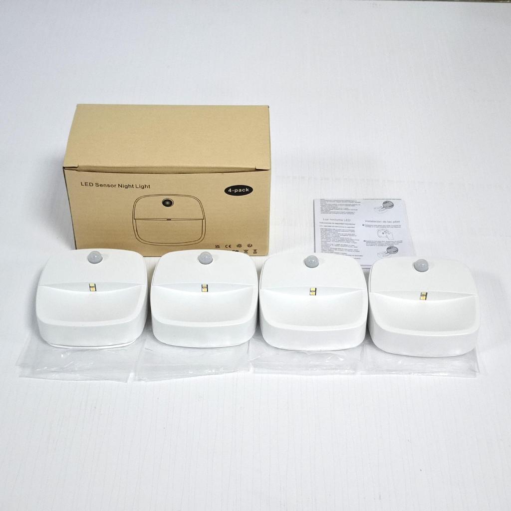 Wireless Smart LED Night Light with Motion Sensor & Battery Power for Hallway & Bedside