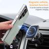 For Samsung Galaxy S23 Ultra Magnetic Case PU Leather Back Cover Compatible with MagSafe