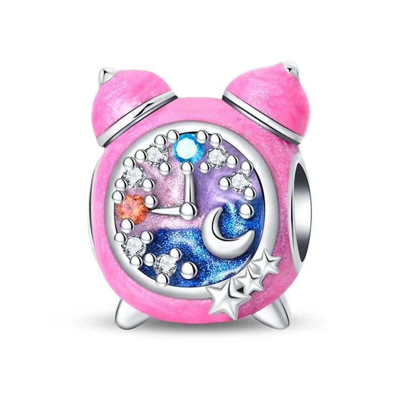 Creative Family Life Series Sewing Machine Weaving Alarm Clock Hair Dryer Charms Beads Fit Diy Bracelets Copper