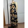 Zomerjurk Mode Plus Size Dames Zonnebloem Print Jurken