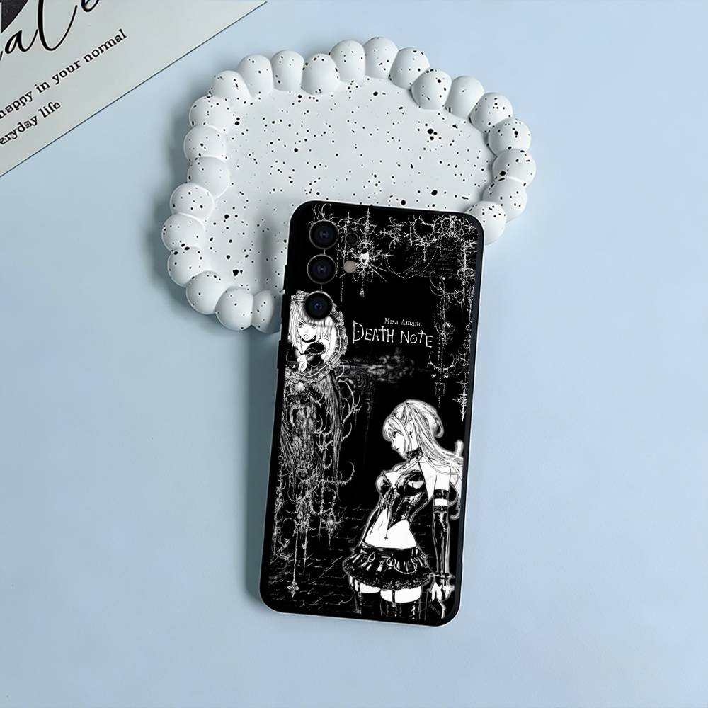 D-Death- Note-  Classic anime Soft Silicone Case for Samsung S25, S24, S21, S22, S23, S30, Ultra, S20, Plus, FE, Lite-Black