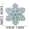 Winter Snowflake Embroidery Cloth Sticker Ironing Holiday Decoration Accessories Scarf Luggage Embellishment Snowflake Repair Embroidery Patch