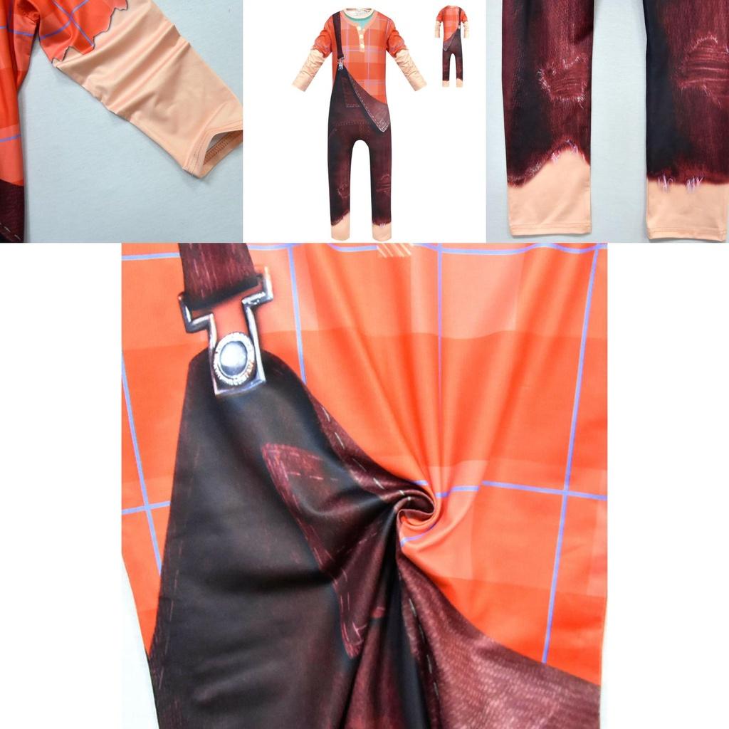 Soft Material Kids Wreck-it Ralph 2 Cosplay Costume Perfect For Parties And Events