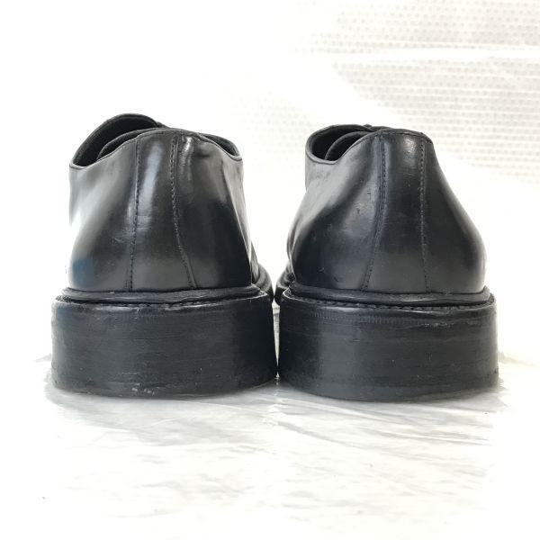 LOTTUSSE SELECTION/Goodyear Welt Leather Straight Tip Shoes/8/26.5-27.0/Black/Vintage Business(USED)