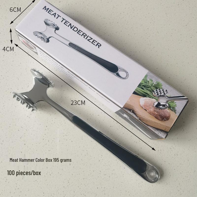 

Кухонный молоток для отбивания мяса с двухсторонней рабочей частью: Прочный тендерайзер для стейков и размягчитель сухожилий
