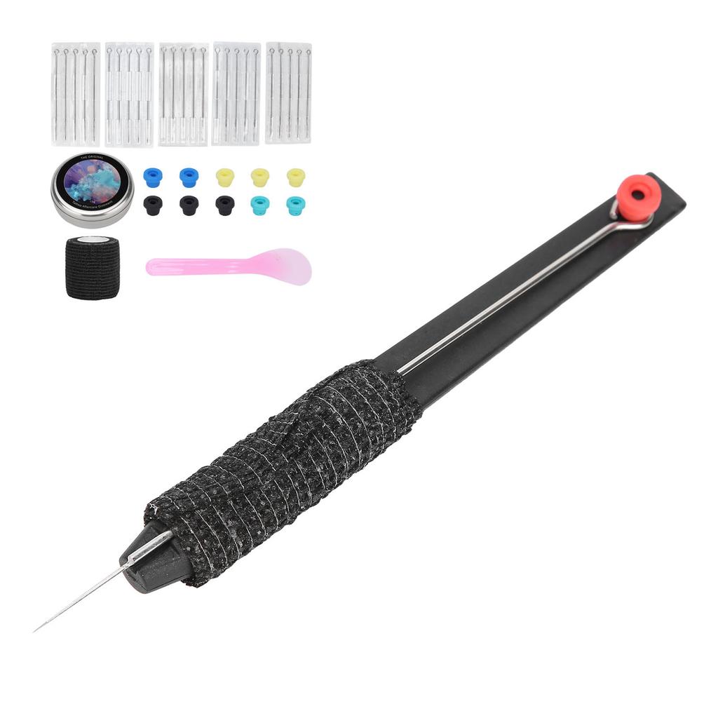 Ruční tetovací sada Stick DIY Tetovací potřeby Sada jehel Tetovací jehly Obvaz Tetovací průchodky