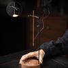 Creative Upside Down Incense Burner Incense Stick Holder Wooden Round Incense Tray Ornament Bedroom Home Yoga Decoration Crafts
