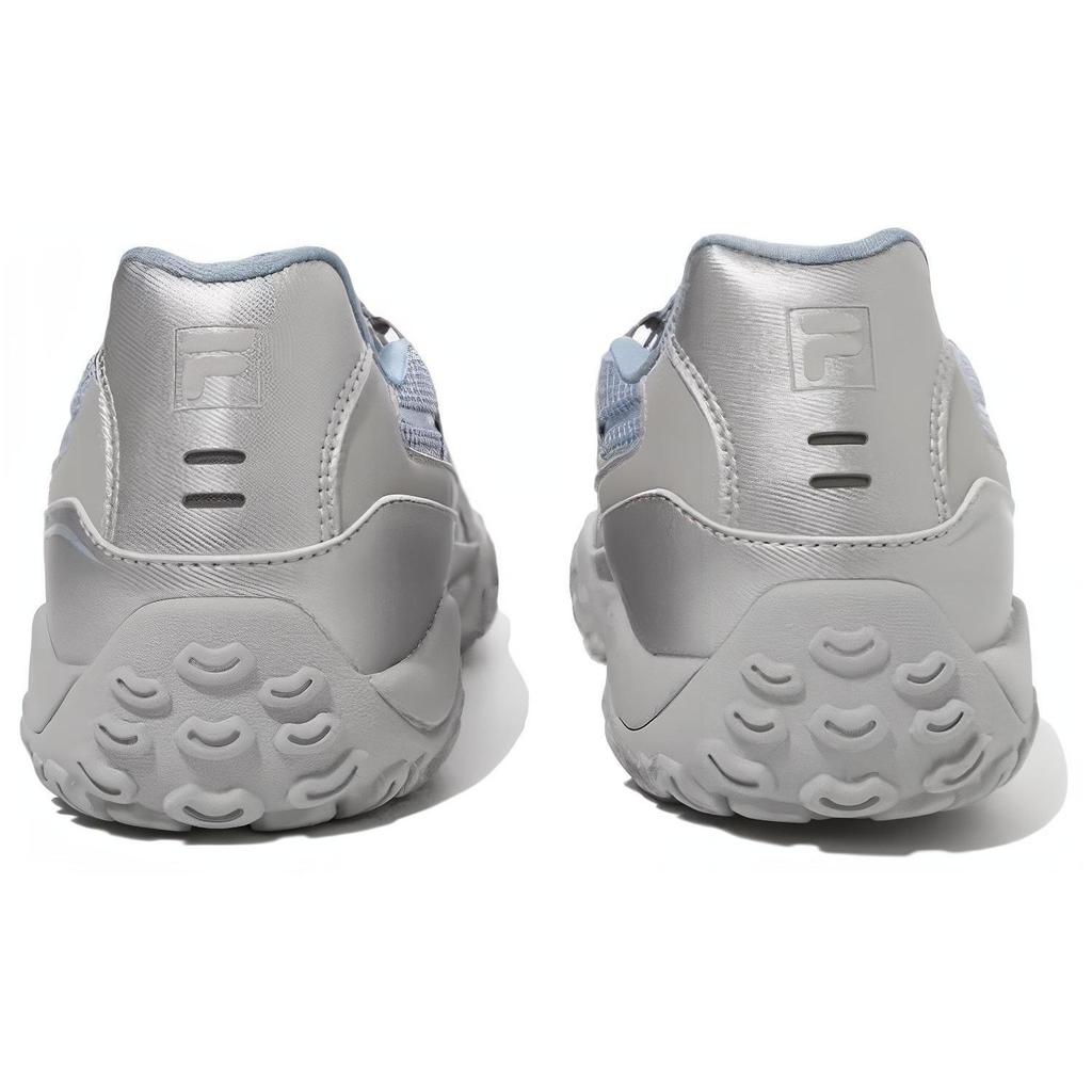 Fila Comfortable Versatile Shock Absorbing Durable Low Top Running Shoes Unisex Sneakers Gray Blue 1XM02347G256