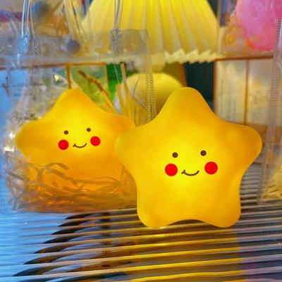 Kreatives LED Cartoon Nachtlicht 3AA Batterie Mond Stern Ornament für Schlafzimmer Nachttische Dekorative Atmosphäre Nachtlicht als Geschenk