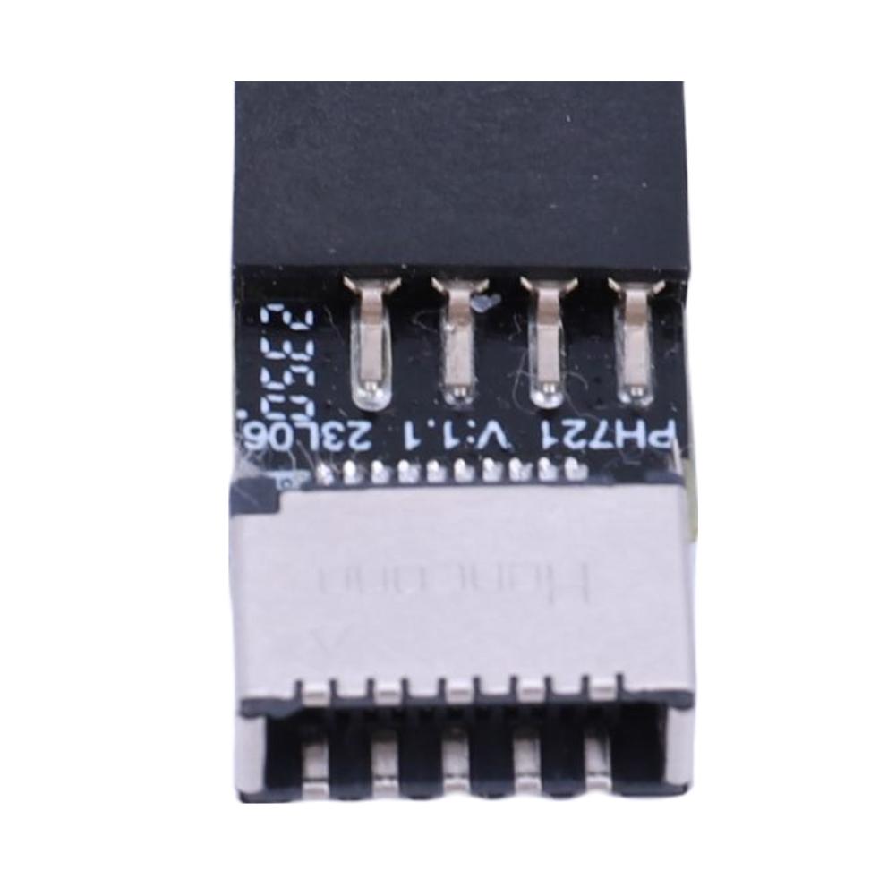 USB 2.0 Expansion Board Motherboard Converter Plug & Play USB2.0 TYPE-E Header Extender Card for Mac OS/Windows Linux